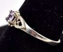 Amethyst Gemstone Ring in Sterling Silver