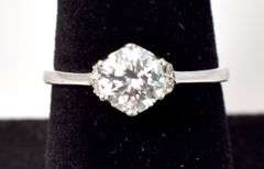 CZ and Topaz Gemstone Ring in Sterling Silver