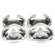 Glittering 18.98t UNHEATED diamond white Topaz set