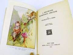 1920 A Brownie Robinson Crusoe Antique Children's Book