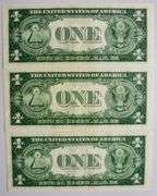(3) Superb Crisp 1935F $1 Dollar Silver Certificates Consecutive!