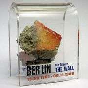 Original Fragment Berlin Wall Piece Encased