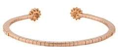 1.18ctw Diamond Cluster Open Cuff Bracelet in 18K