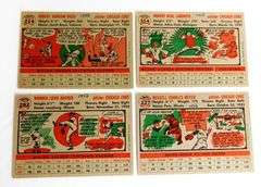 4 Topps 1956 Baseball Cards