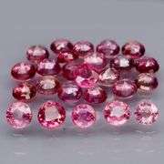 Untreated!!! 3.40ct fancy rose colored Songean Sapphire set!
