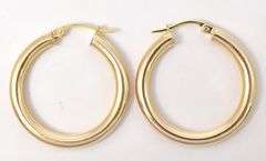 Perfect 14K Yellow Gold Earrings