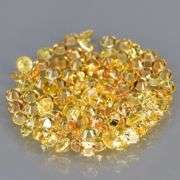 SUPERB!!! VS to eye clean 3.87ct canary yellow Sapphire set