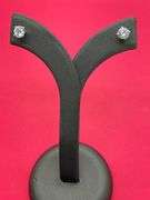 BRAND NEW 14K WHITE GOLD DIAMOND STUDS .1.08 CARAT