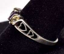 Multi-Gemstone Ring in Sterling Silver