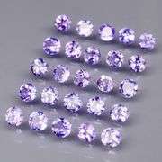 Non stop flashing 3.07ct diamond cut Tanzanite set