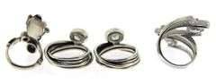 Lot of 4 Sterling Silver Rings