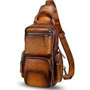 Vintage Style Handmade Genuine Leather Sling Bag