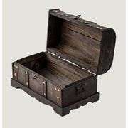Handmade Pirate Treasure Chest Storage with Lock