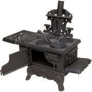 Cast Iron  Mini Wood Cook Stove Set