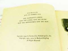 3 - 1942 Rudyard Kipling Children's Books w/DJ's