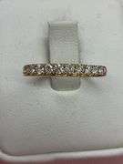 BRAND NEW 14K YELLOW GOLD DIAMOND BAND