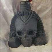Aztec Death Whistle Authentic Screams Obsidian Black