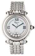Chopard Happy Sport Classic 27/8236, 32mm, Round Quartz, Stainless Steel Ladies Watch W/Box and Pape