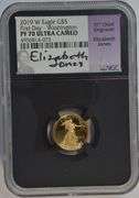 Flawless 1st Day-Washington 2019-W NGC PF70 ULTRA CAMEO $5 Gold