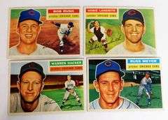 4 Topps 1956 Baseball Cards