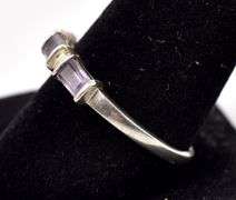 Amethyst Gemstone Ring in Sterling Silver