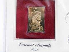 8 - 1st Day Issue Covers & 22KT Gold Foil Stamps