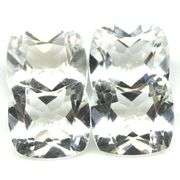 Glittering 18.98t UNHEATED diamond white Topaz set