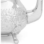 Moroccan Brass Silver-Plated Teapot
