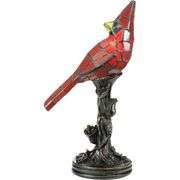 Cardinal Stained Glass Estate Lamp