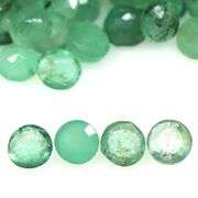 Round cut 5.65ct 131pc Zambain Emerald set