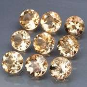 Brilliant! 7.10ct 9pc golden Citrine set