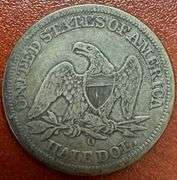 1854 Seated Liberty Half Dollar with Arrows