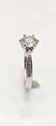 Dazzling 1 Ct VVs1 White D-E Simulated Lab Diamond Ring