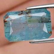 Rare color! 5.45ct full baby blue Aquamarine