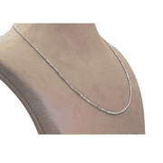 Platinum (850) - Diamond Cut Chain / Necklace - 6.28 Gram