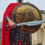 Handcrafted Sparta Shield