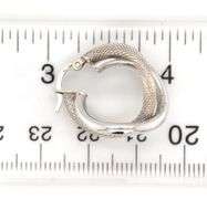 14kt White gold earrings