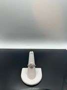 Dazzling 14 K White Gold Plate 3.05 Ct Yellow Fire Moissanite Ring