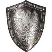 Medieval Roman Empire Iron Shield