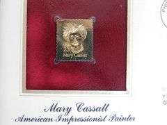 8 - 1st Day Issue Covers & 22KT Gold Foil Stamps