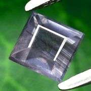 Incredible .51ct princess cut violet Sapphire!