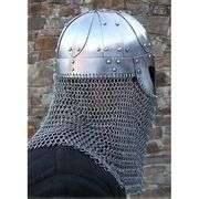 Authentic Viking Helmet Steel Armor with Chainmail Mask