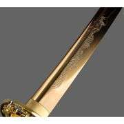 Japanese Sword Samurai Gold Dragon Katana