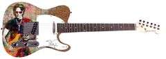 Steve Vai Autographed Custom 1/1 Graphics Photo Guitar ACOA
