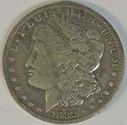 Key date 1882-CC Morgan Silver Dollar