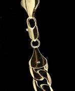 Huge 124.4 Gram 14 Kt Yellow Gold Plate Italian Figaro Link Necklace