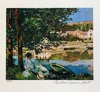 Claude Monet, The River, Signed by the Estate