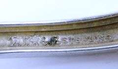 Antique Sterling Silver Baby Spoon, Engraved Lois