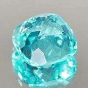 Sparkling 6.33ct cushion cut Swiss blue Topaz