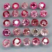 Very unique 3.89ct set of fancy colored Sapphires